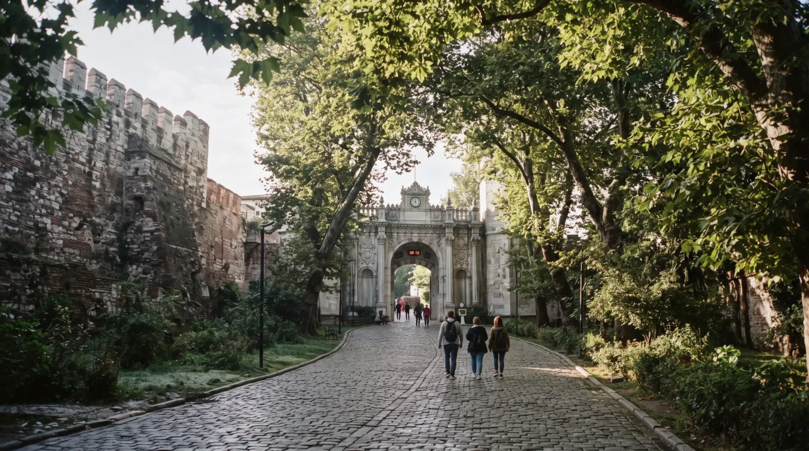 Walking route through the old city on an Istanbul in 2 days itinerary in Türkiye